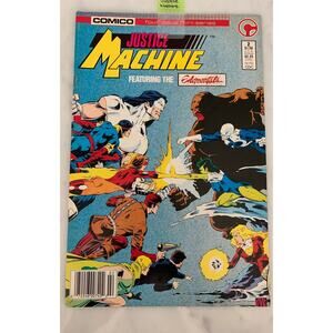 Vintage "Justice Machine: Featuring Elementals 4-Issue Mini Series" Comic No. 2